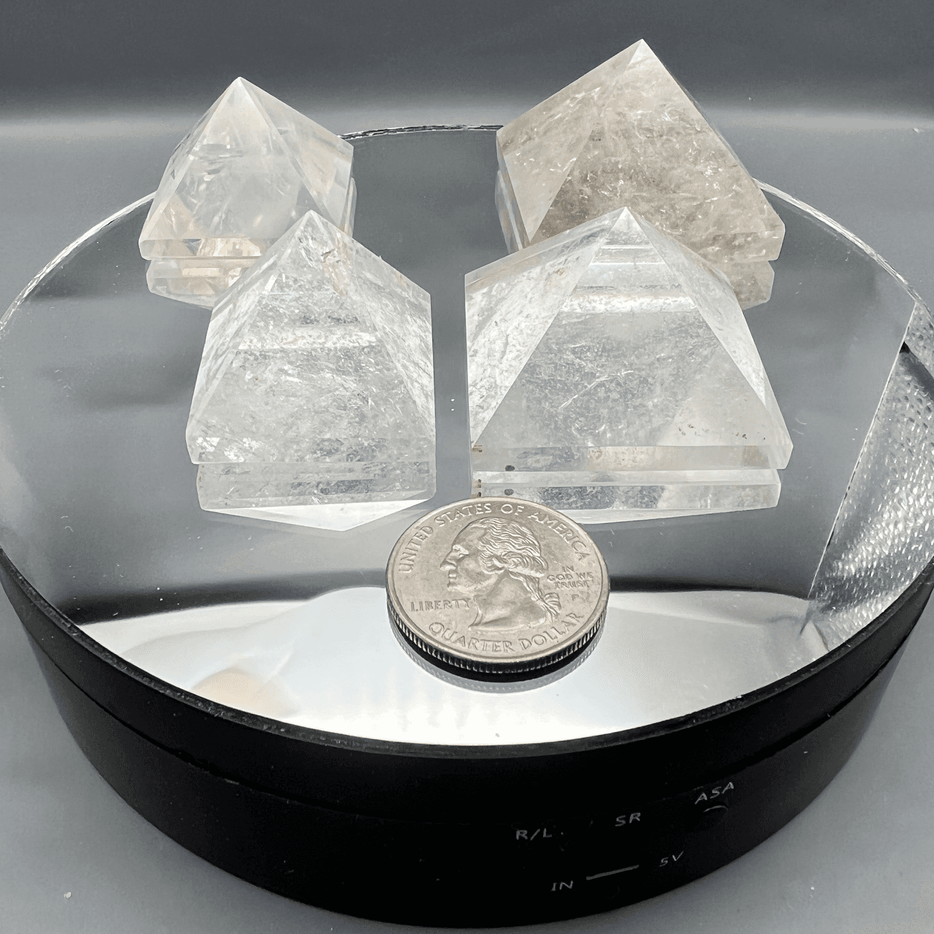 Clear Quartz Crystal Pyramids