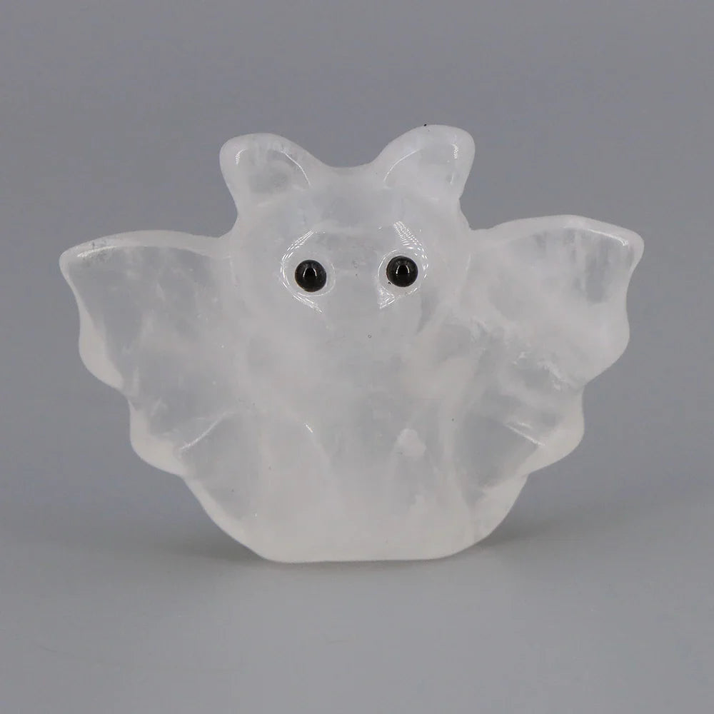 Crystal Bat Statues