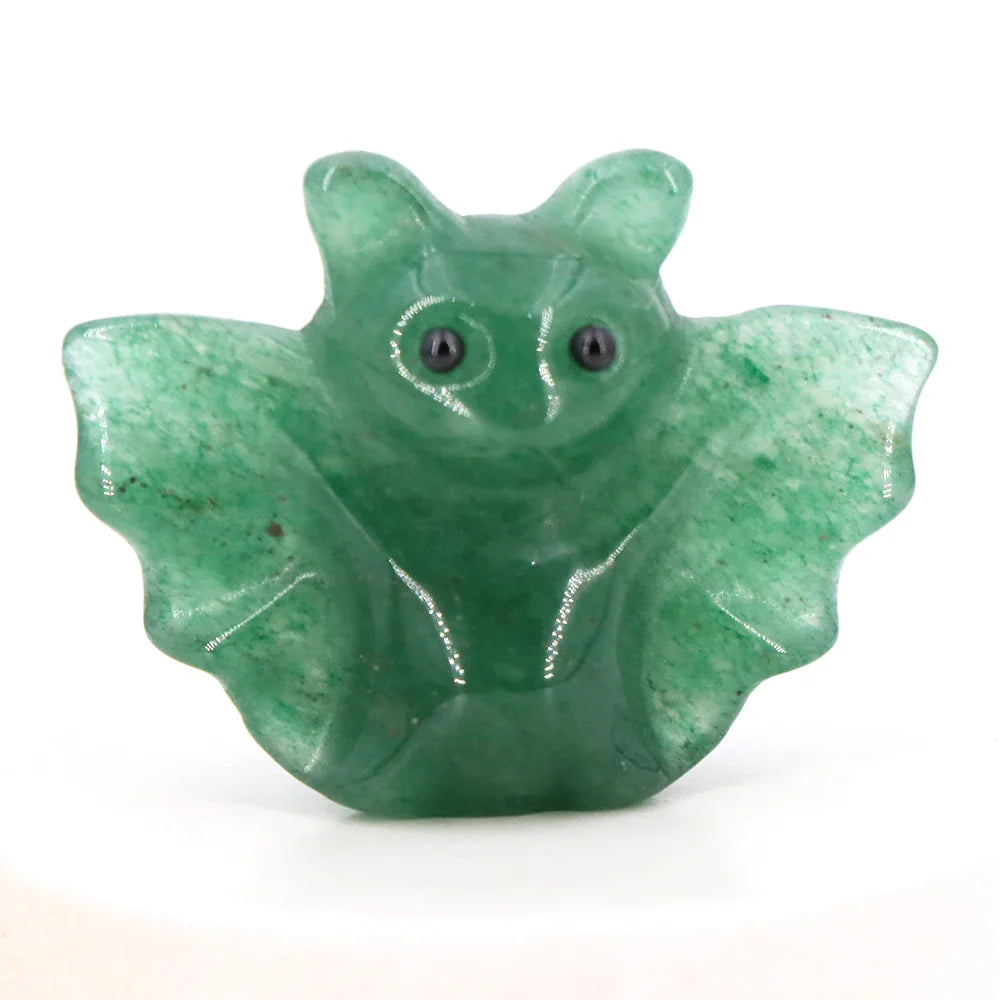 Crystal Bat Statues