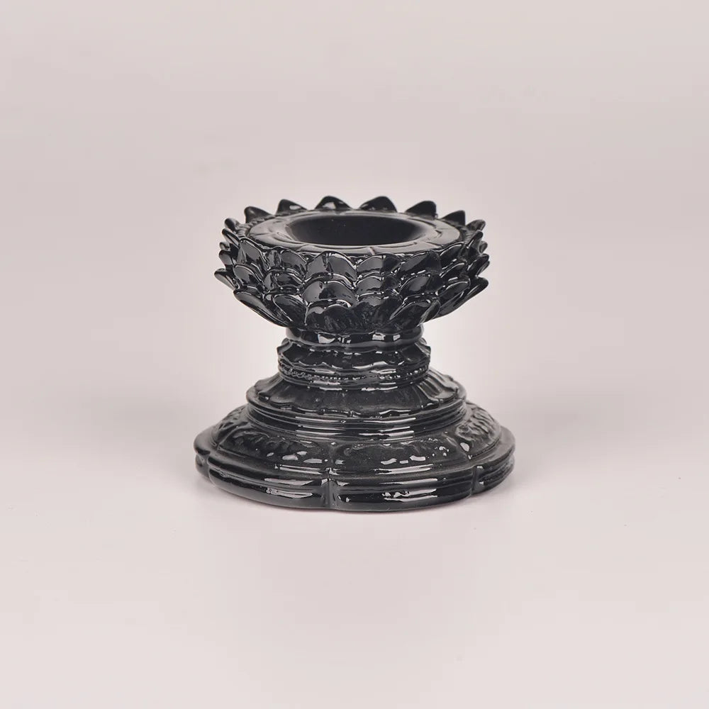 Spin Lotus Resin Display Stand for Crystal Spheres, Lights Holder for Balls, Home Ornament Crafts, Home Decor