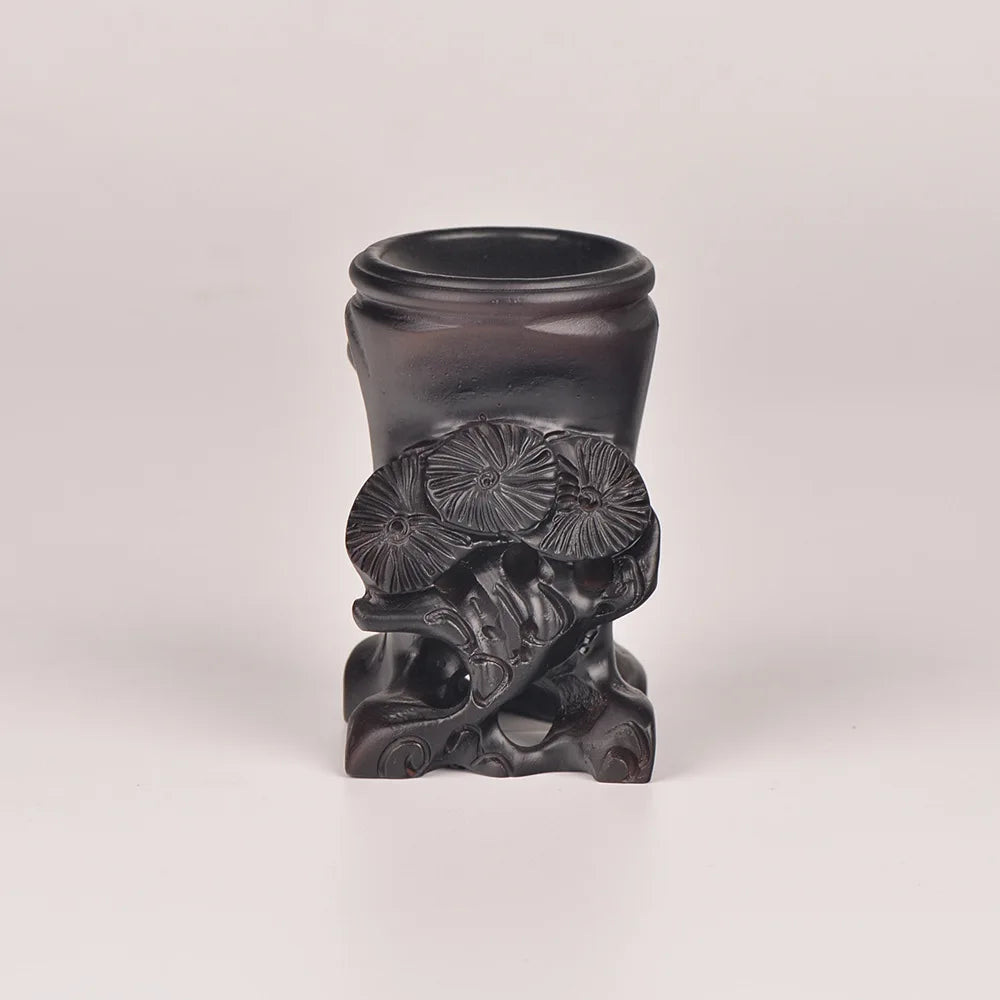 Spin Lotus Resin Display Stand for Crystal Spheres, Lights Holder for Balls, Home Ornament Crafts, Home Decor