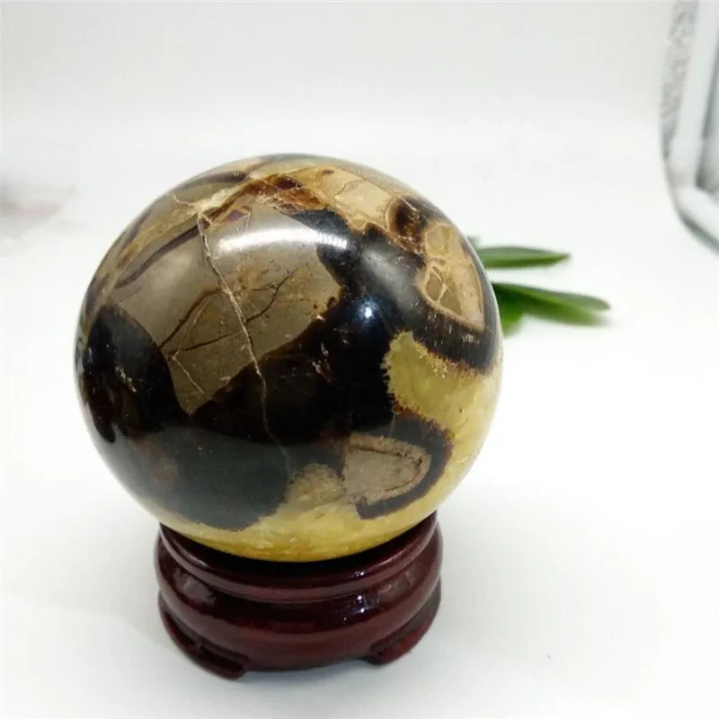 Natural Septarium Crystal Ball Crystal sphere healing Ball Polished Ball
