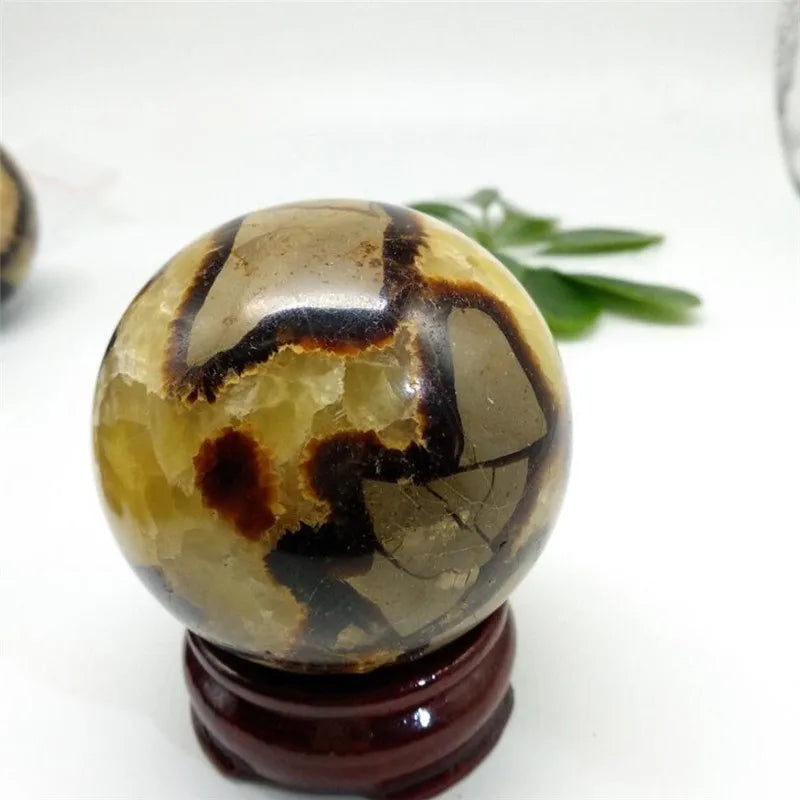 Natural Septarium Crystal Ball Crystal sphere healing Ball Polished Ball