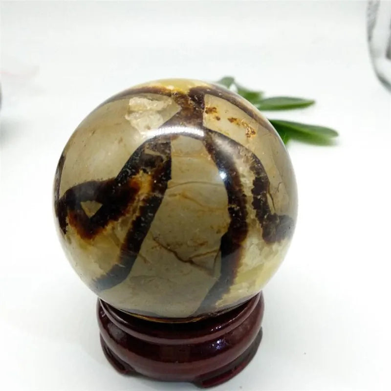 Natural Septarium Crystal Ball Crystal sphere healing Ball Polished Ball