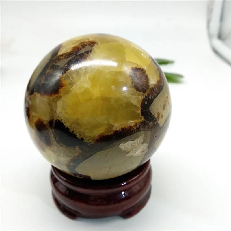 Natural Septarium Crystal Ball Crystal sphere healing Ball Polished Ball