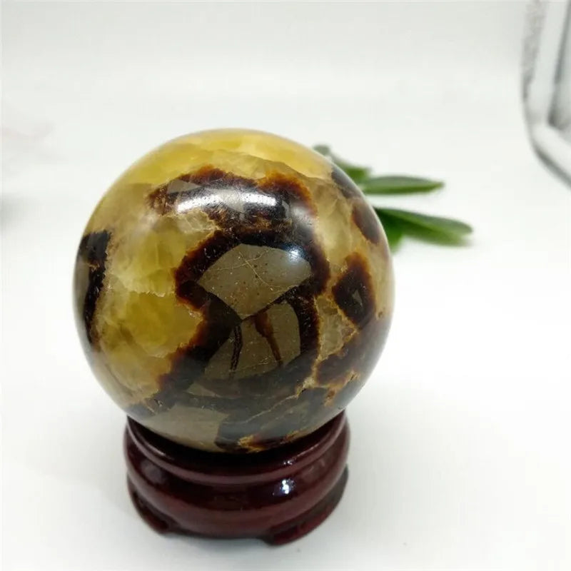 Natural Septarium Crystal Ball Crystal sphere healing Ball Polished Ball