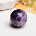 Natural Amethyst Crystal Healing Stone Geode Amethyst Ball Mineral Specimen Original Quartz Gift Decorative Crystal Ball