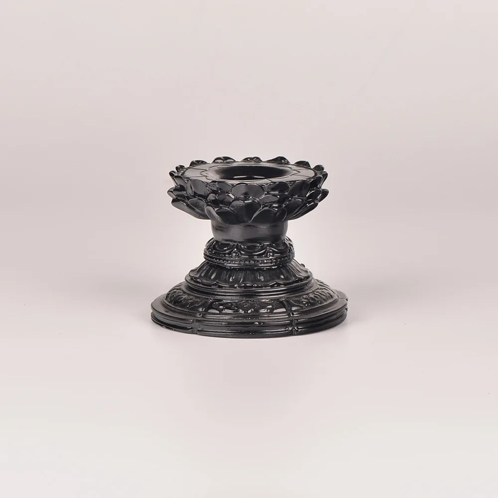 Spin Lotus Resin Display Stand for Crystal Spheres, Lights Holder for Balls, Home Ornament Crafts, Home Decor