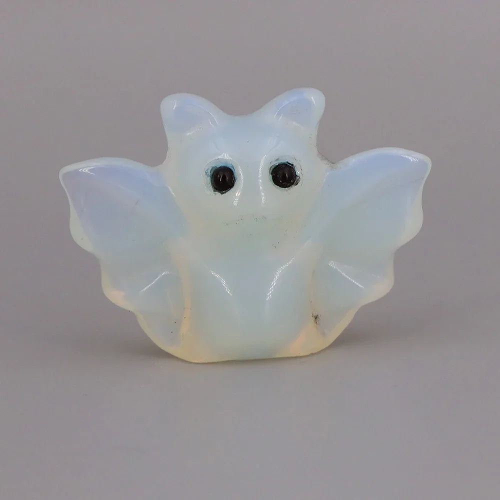 Crystal Bat Statues