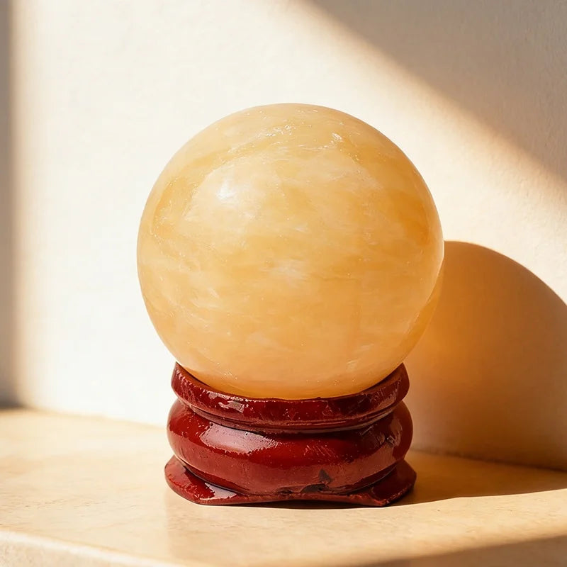 1Pc 2.8-3.3cm Natural Crystal Stone Sphere Hand Polished Mineral Specimen Ball Home Bedroom Decor Ornament Gift