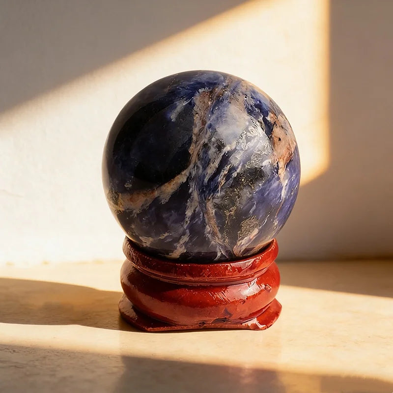 1Pc 2.8-3.3cm Natural Crystal Stone Sphere Hand Polished Mineral Specimen Ball Home Bedroom Decor Ornament Gift