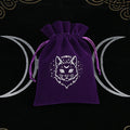 Witchy Purple Velvet Tarot Card Bags