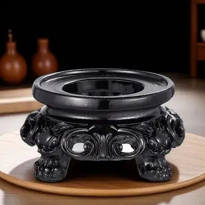 Modern Retro Crystal Ball Stand Resin Sphere Display Base for Crystal Spheres Decorative Stones Home Living Room Bedroom Study