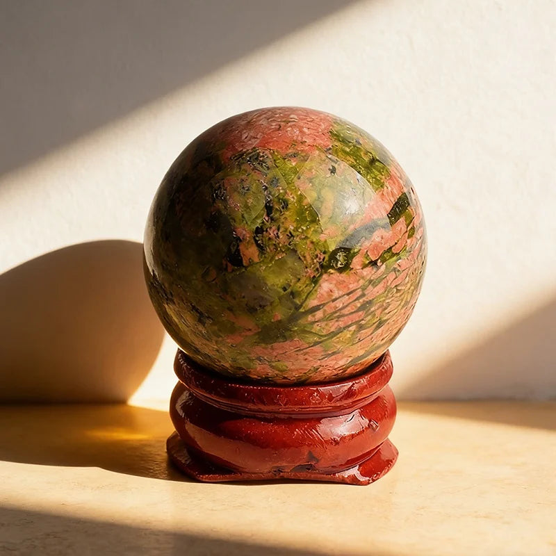 1Pc 2.8-3.3cm Natural Crystal Stone Sphere Hand Polished Mineral Specimen Ball Home Bedroom Decor Ornament Gift