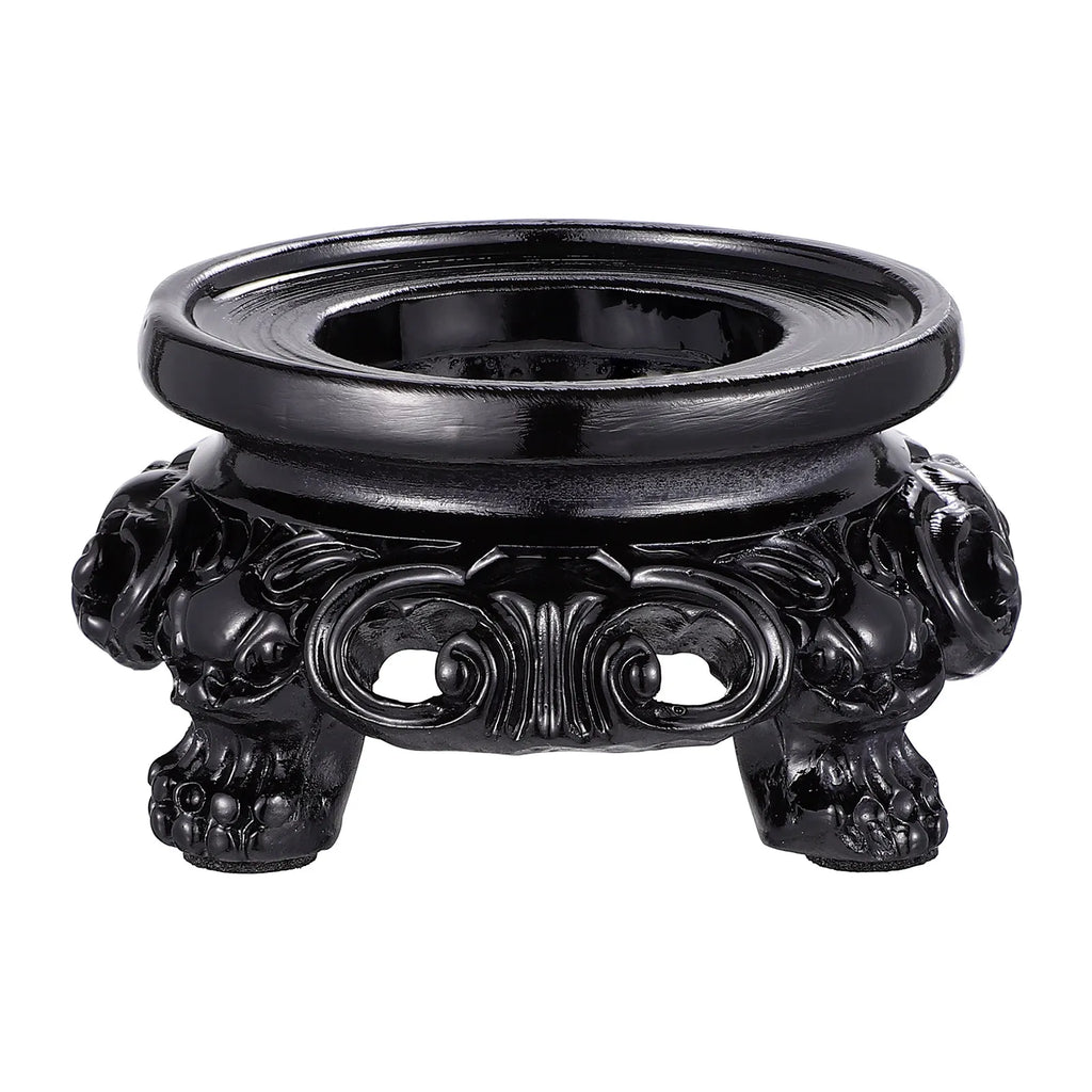 Modern Retro Crystal Ball Stand Resin Sphere Display Base for Crystal Spheres Decorative Stones Home Living Room Bedroom Study