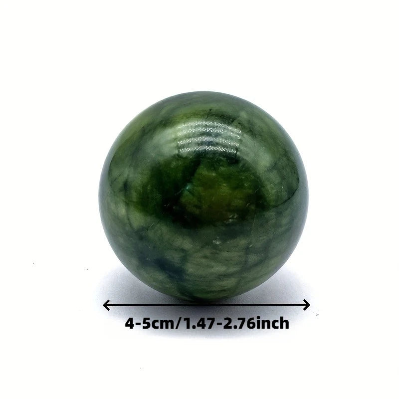 1pc Natural Xiuyan Stone Sphere, First Choice for Ball Collectors, Home Ornaments, Interior Decorative Stones