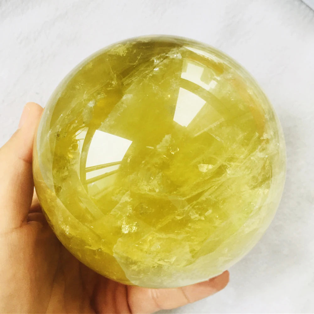1.57-2.76-inch Natural Crystal Ball Tiger Eye Amethyst Powder Crystal Polished Stone Ball Reiki Healing Divination Gift