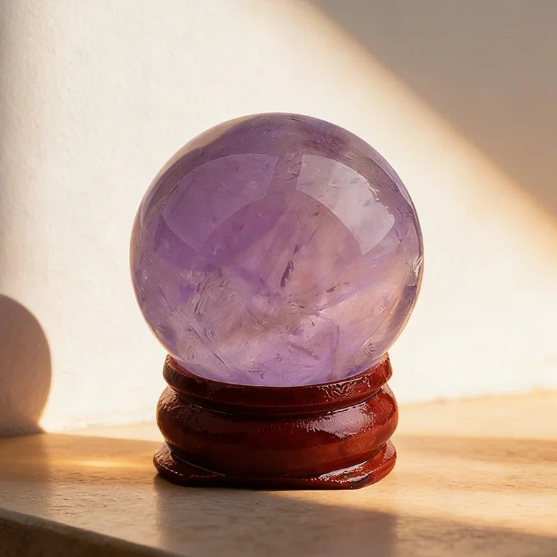 1Pc 2.8-3.3cm Natural Crystal Stone Sphere Hand Polished Mineral Specimen Ball Home Bedroom Decor Ornament Gift
